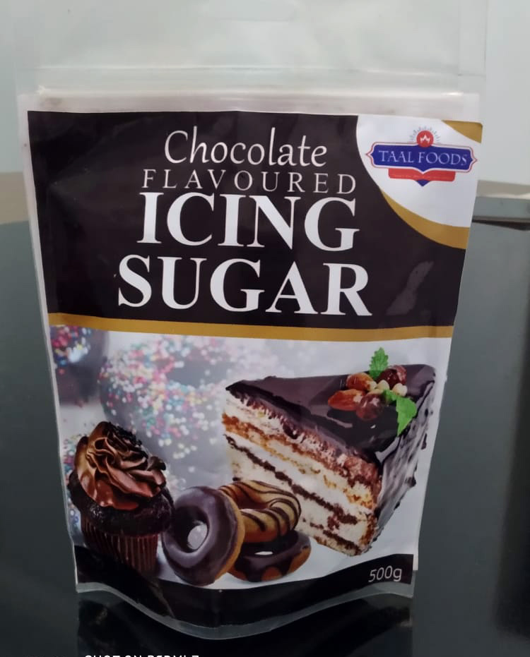 taal chocolate icing sugar